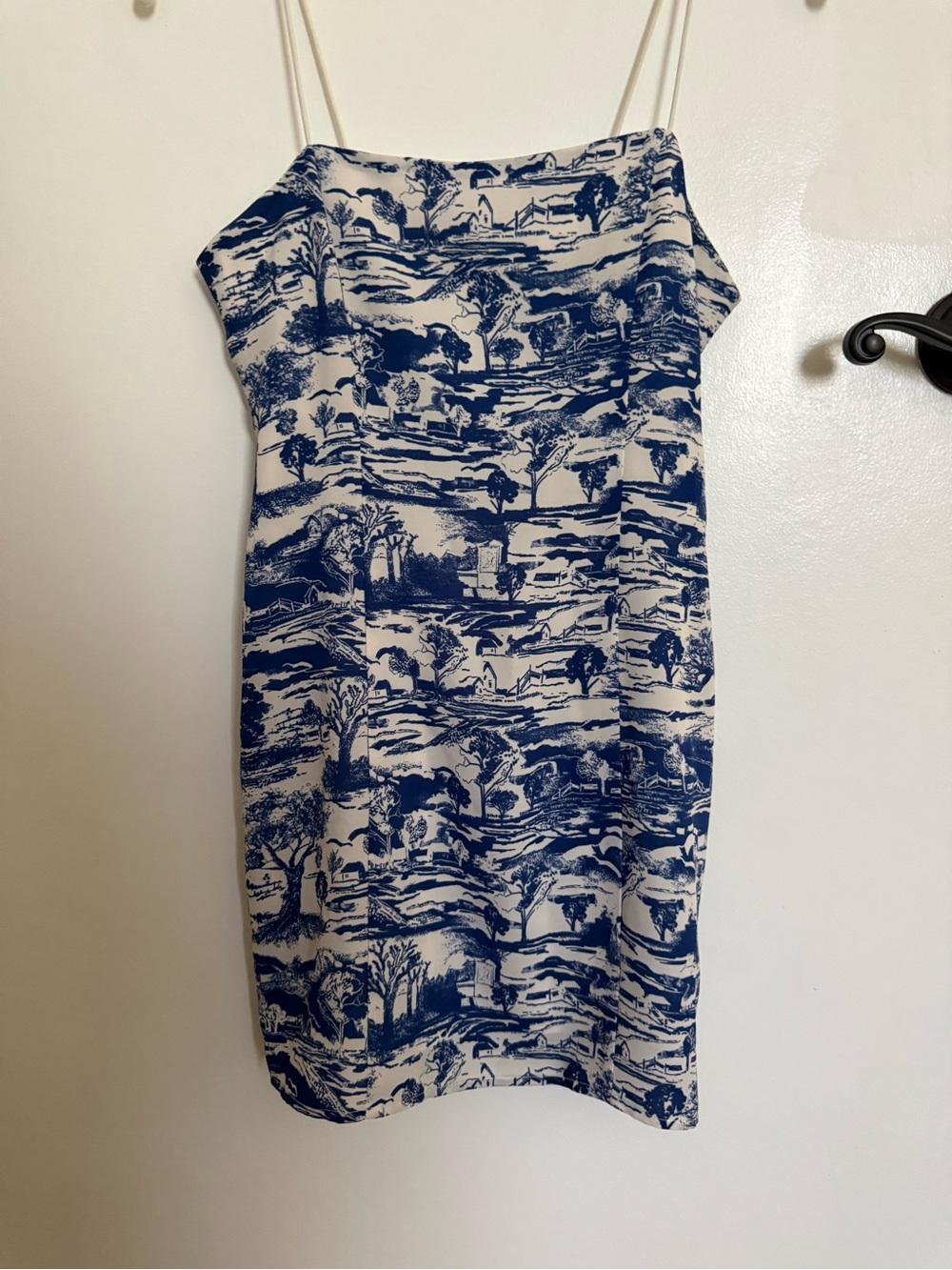 Urban Outfitters Blue & White Toile Slip Dress